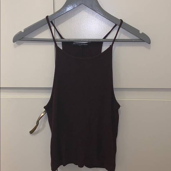 Maroon Brandy Melville Tank - Picture 2 of 4
